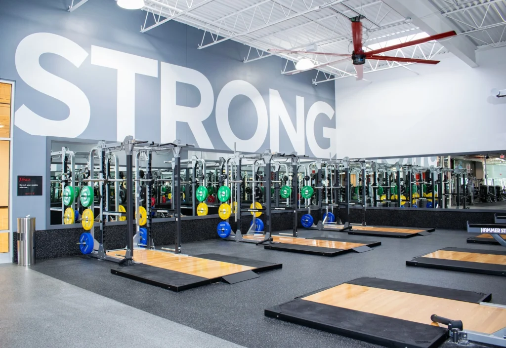 on the weight floor at VASA Fitness